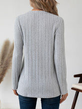 Round Neck Long Sleeve T-Shirt OutfitFlow
